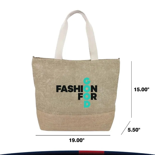 Smbio Jute Tote Bag