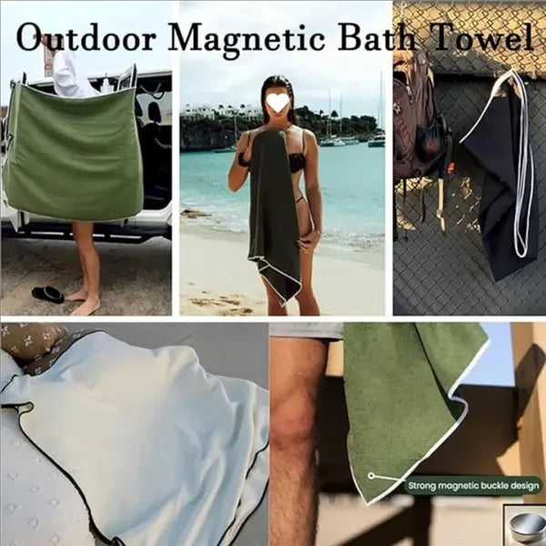 Comfortable Magnetic Bath Towel
