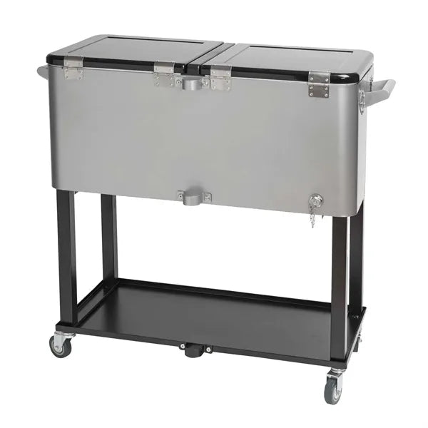 Rolling Cooler Vending Cart, Front Imprint