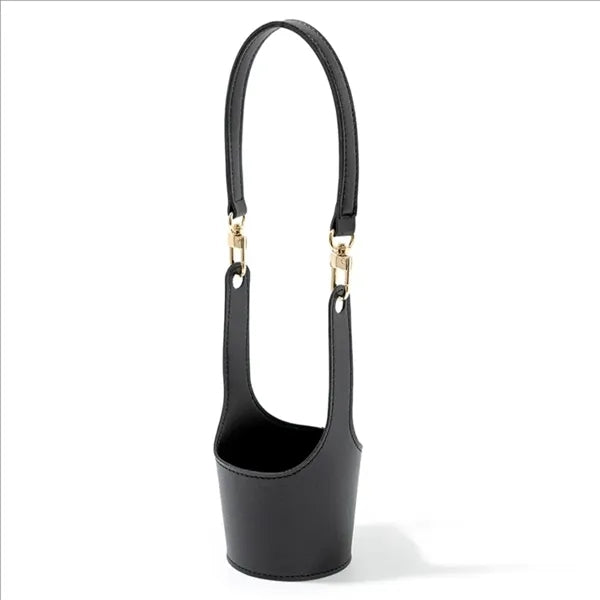 Hand-Held Leather Coffee Insulation Cover