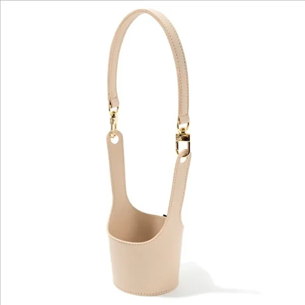 Hand-Held Leather Coffee Insulation Cover
