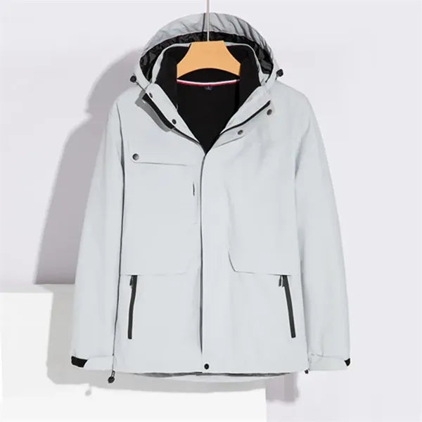 3in1 Winter Windbreaker Jacket Waterproof Fleece Coats