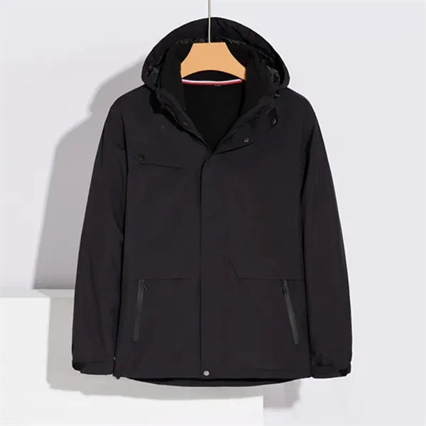 3in1 Winter Windbreaker Jacket Waterproof Fleece Coats