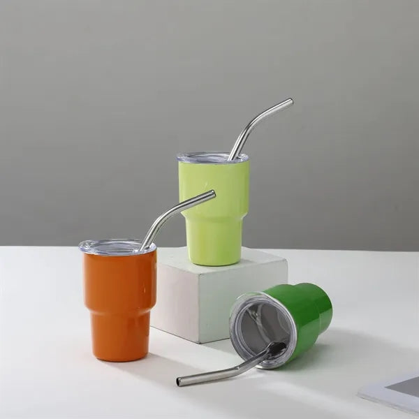 2Oz Mini Tumbler with Straw