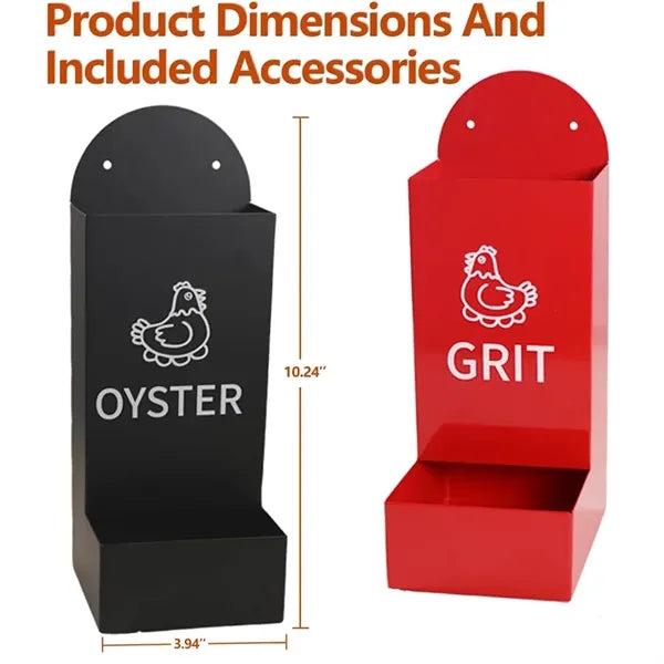 Chicken Grit Feeder Coop Accessories