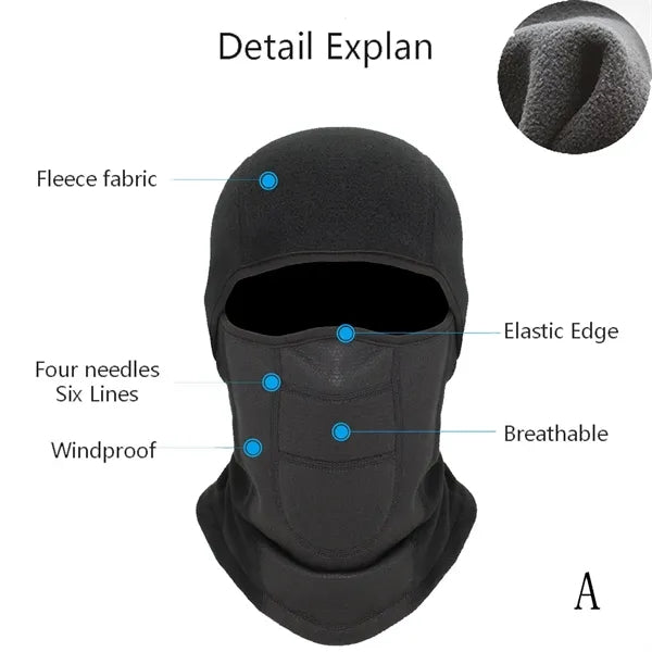 Winter Warm Fleece Balaclava Ski Face Mask