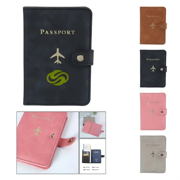 Premium PU Travel Passport Wallet