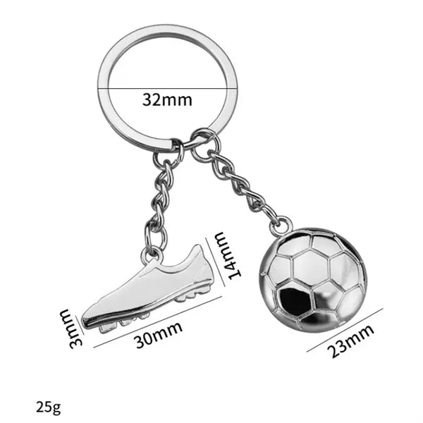 Soccer Themed Key Chain