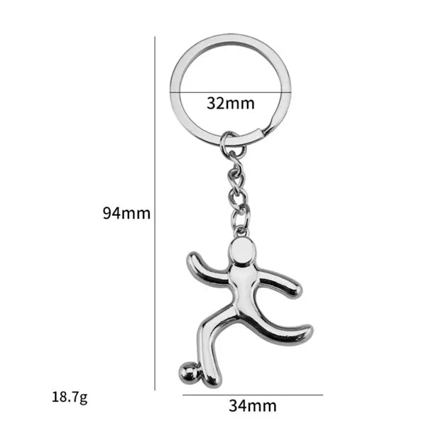 Soccer Themed Key Chain