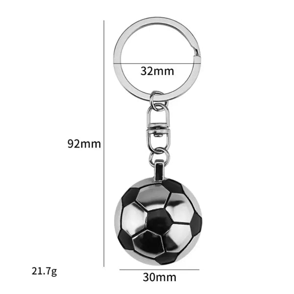 Soccer Themed Key Chain