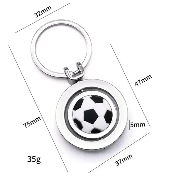 Soccer Themed Key Chain