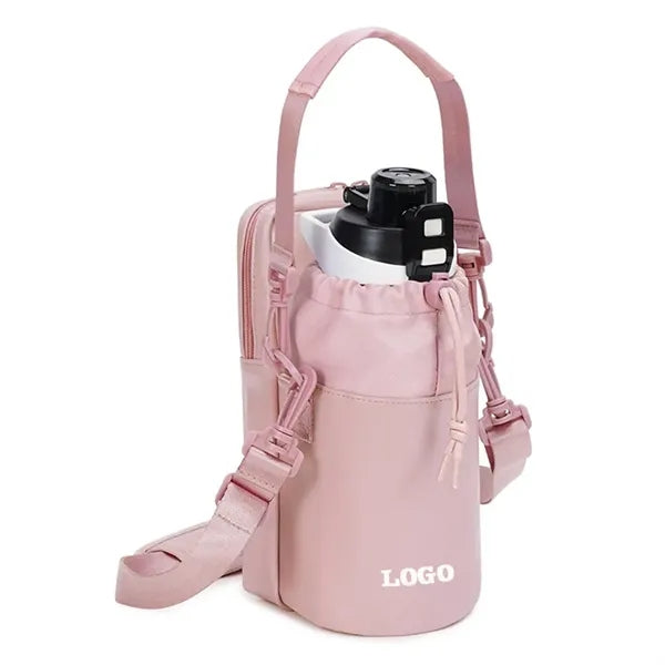 Insulated Water Bottle Sling Bag With Straps For Hiking