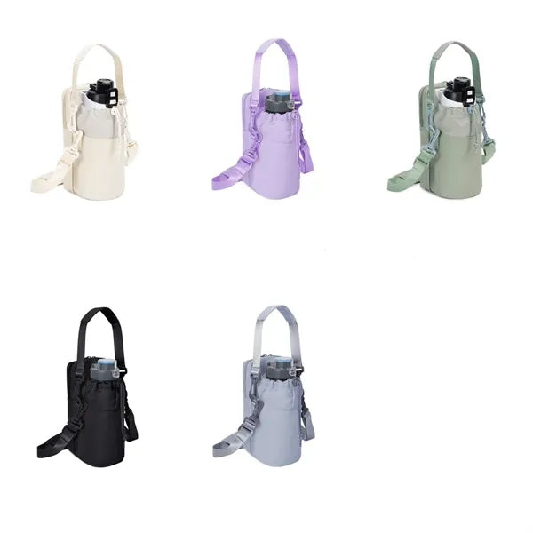 Insulated Water Bottle Sling Bag With Straps For Hiking