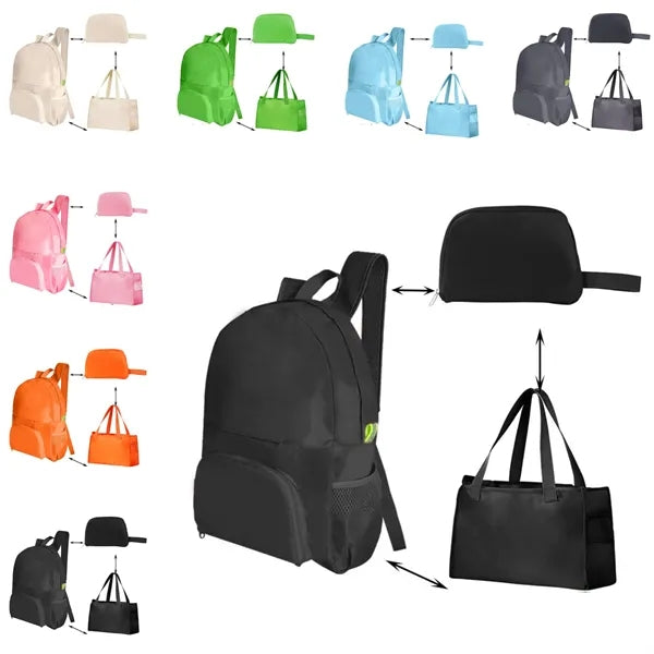 Foldable Dual-Purpose Backpack