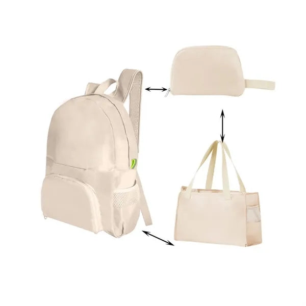 Foldable Dual-Purpose Backpack