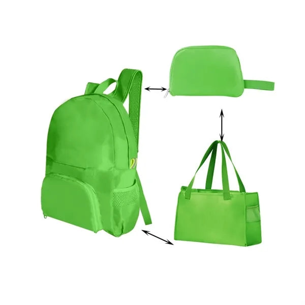 Foldable Dual-Purpose Backpack