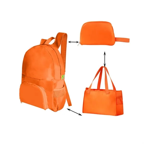 Foldable Dual-Purpose Backpack