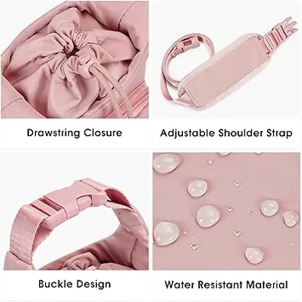 Water Bottle Carrier Bag With Adjustable Shoulder Strap