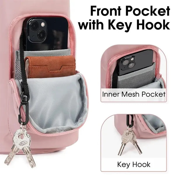 Water Bottle Carrier Bag With Adjustable Shoulder Strap