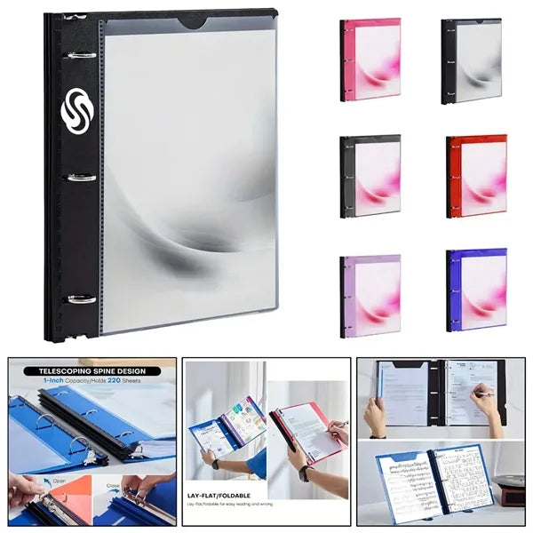 StarratS Retractable 3-Ring Binder