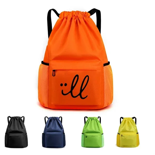 Waterproof Sports Drawstring Backpack