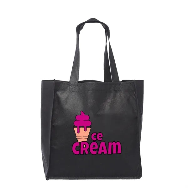 Non-Woven Polypropylene Tote - 12"W x 12.75"H x 8"D