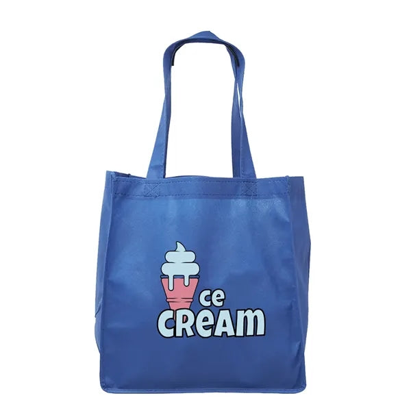 Non-Woven Polypropylene Tote - 12"W x 12.75"H x 8"D
