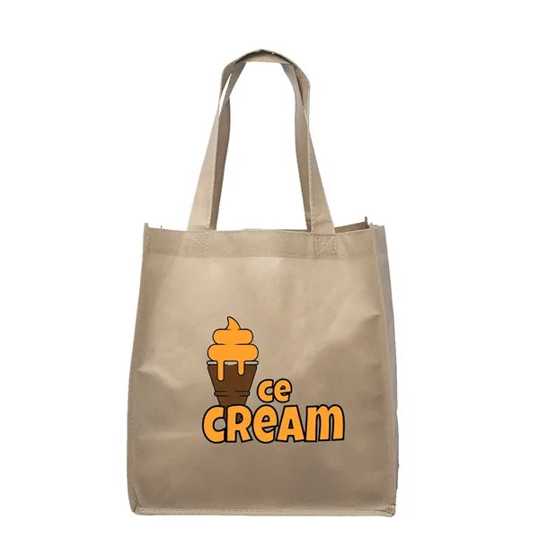 Non-Woven Polypropylene Tote - 12"W x 12.75"H x 8"D