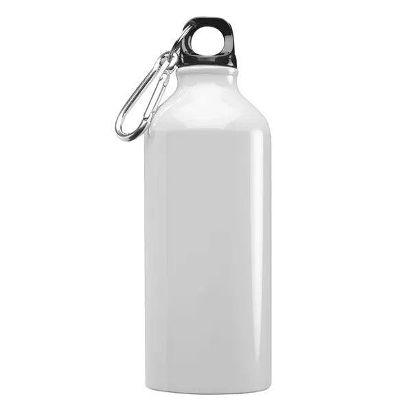 Aluminum Sports Water Bottle - Carabiner, 20 oz.