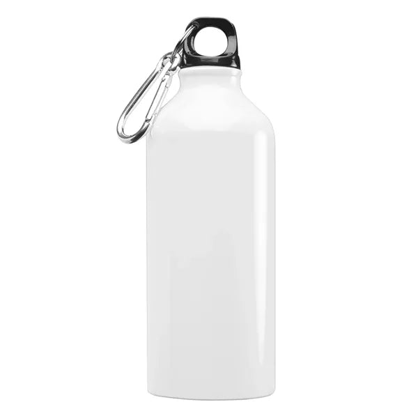 Aluminum Sports Water Bottle - Carabiner, 20 oz.
