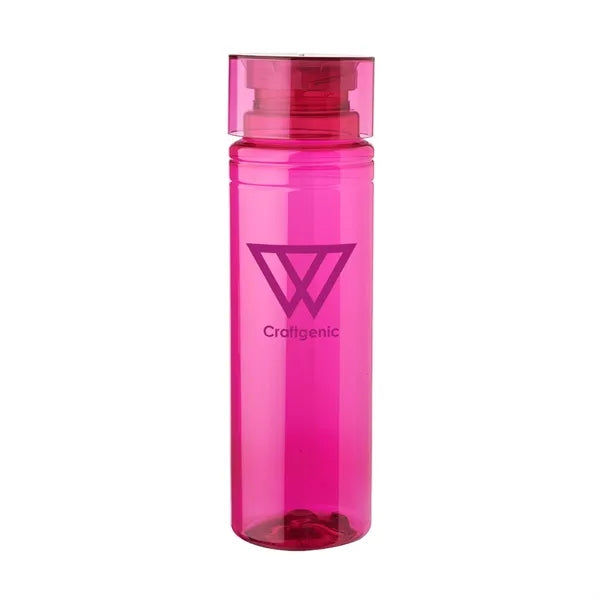 Cylindrical Plastic Water Bottles Single Wall 30 oz.