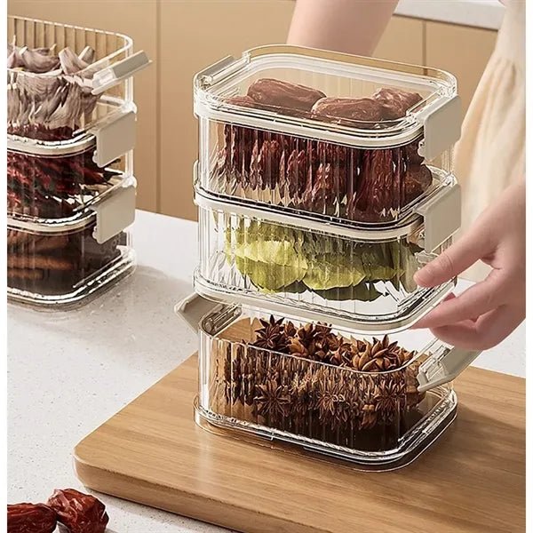 Stackable Food Sealing Jar Lunch Box Set Containers