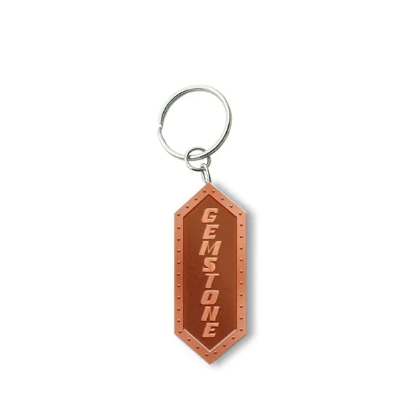 Solid Iron Keychain with Antique Copper Plating