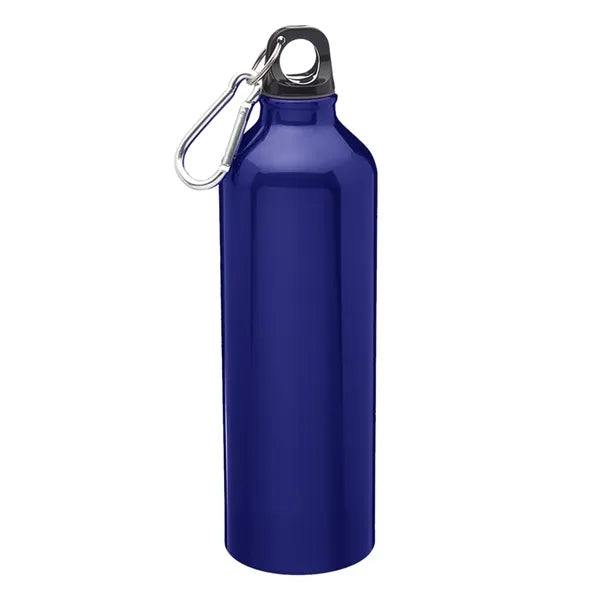 Aluminum Body Water Bottle - Carabiner Cap, 24 oz.