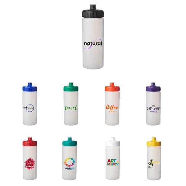 20 oz. Frosted Plastic Water Bottles