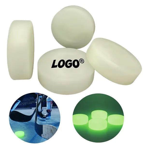 Glow In Dark Hockey Puck Durable Night Training Ball