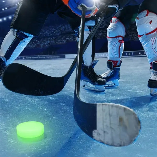 Glow In Dark Hockey Puck Durable Night Training Ball