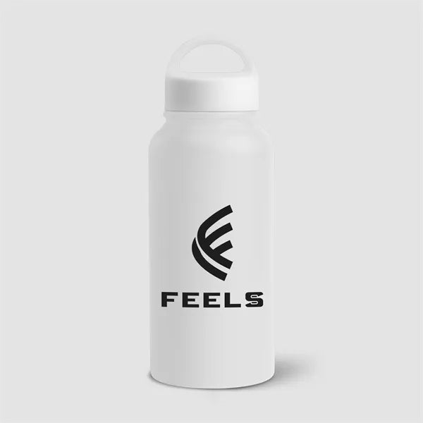 31oz. Double Wall Recycled Stainless Steel Bottle-Silkscreen