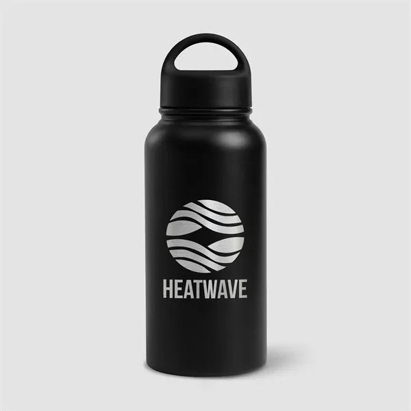 31oz. Double Wall Recycled Stainless Steel Bottle- Laser