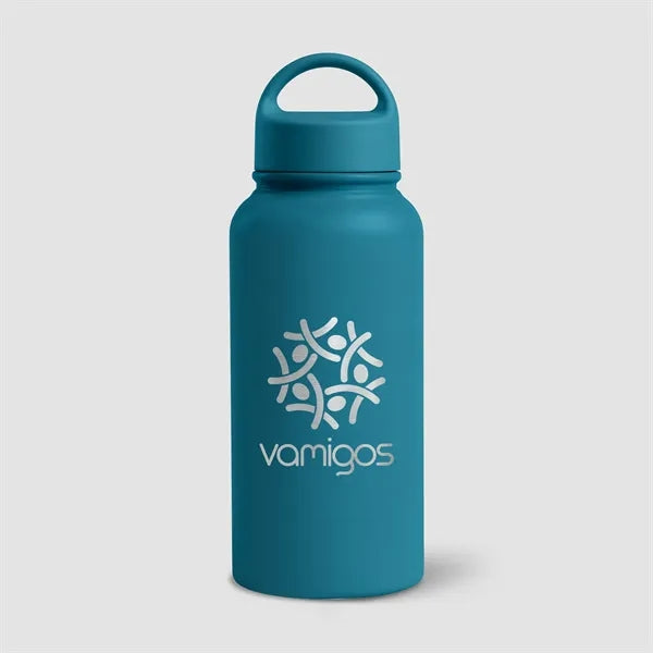 31oz. Double Wall Recycled Stainless Steel Bottle- Laser