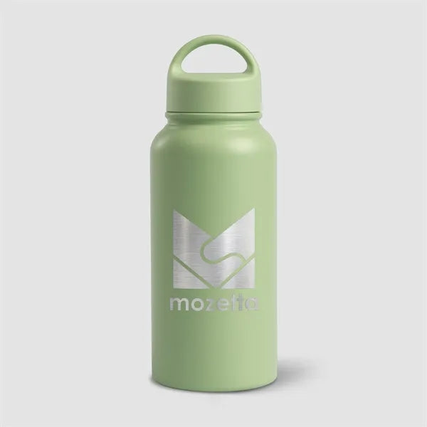31oz. Double Wall Recycled Stainless Steel Bottle- Laser