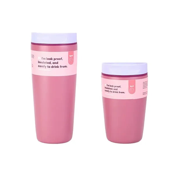 12OZ Portable Colorful Sliced Insulated Coffee Cup