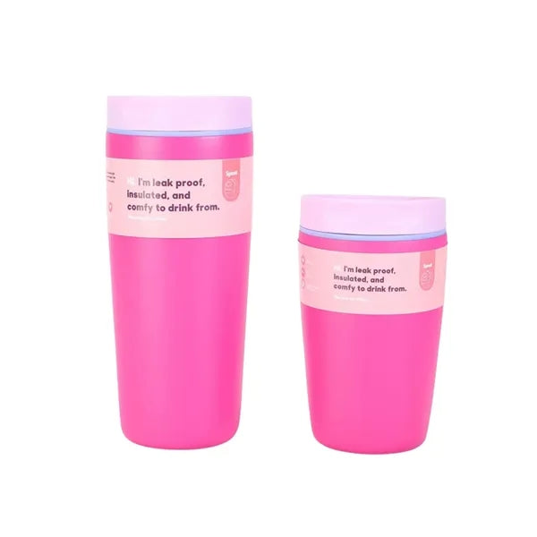 12OZ Portable Colorful Sliced Insulated Coffee Cup
