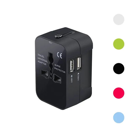 Dual Usb Global Travel Power Adapter