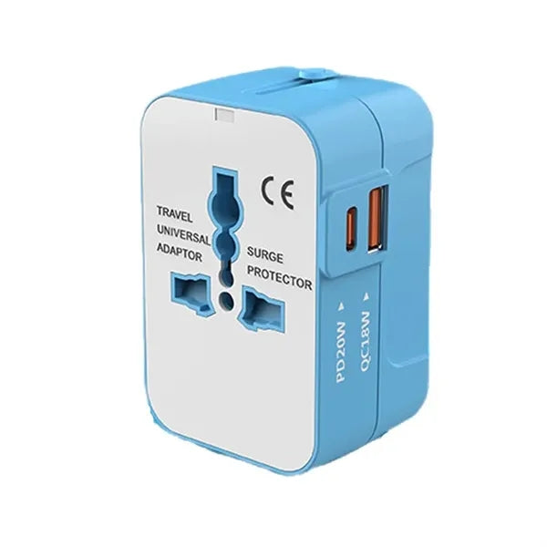 Dual Usb Global Travel Power Adapter