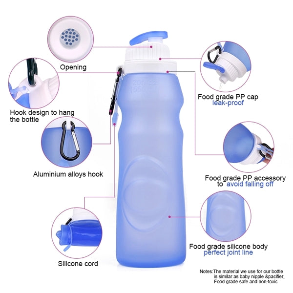 Folding water bottle