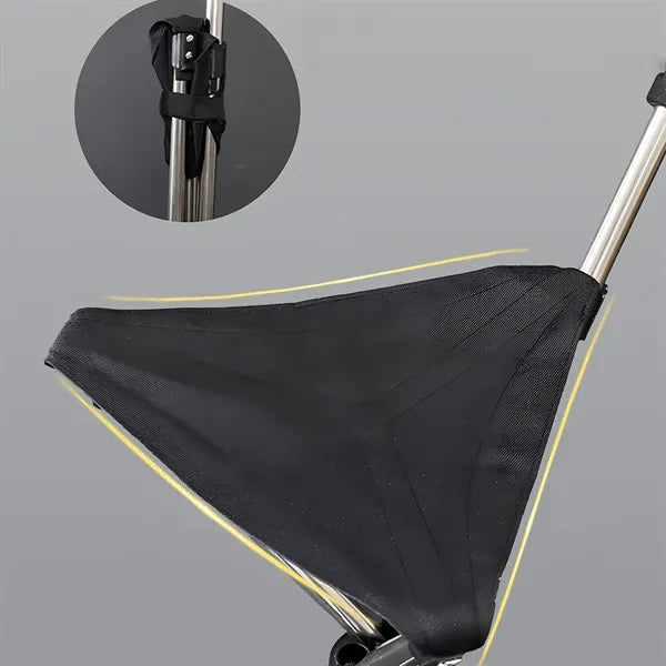 Foldable Cane Seat With Backrest Portable
