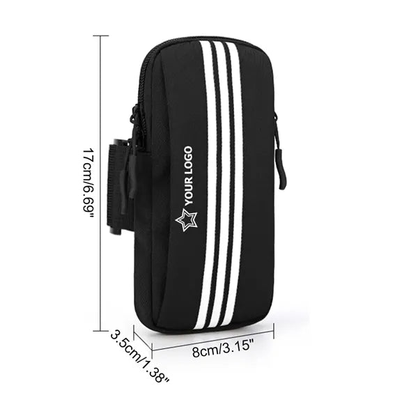 6.5 Inch Breathable Oxford Arm Bag Armband