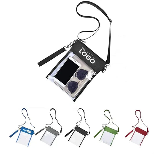 PVC Crossbody Stadium Bag