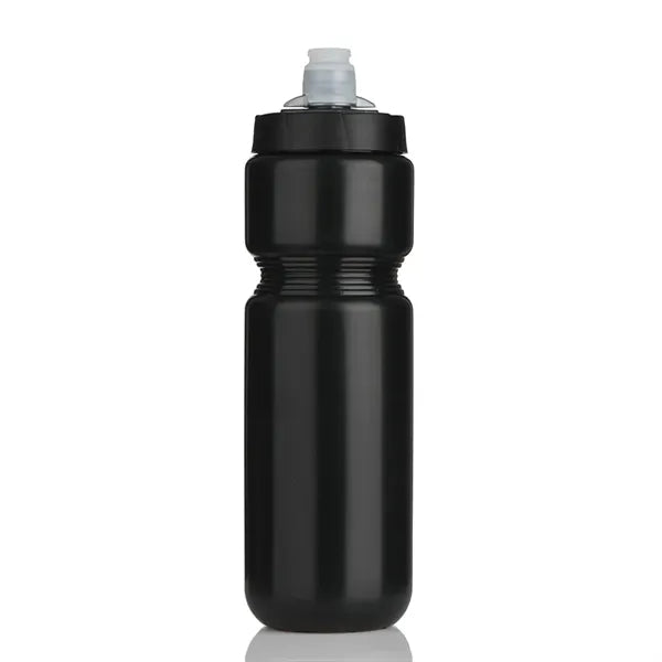 28 oz Custom Push Lid Plastic Water Bottles